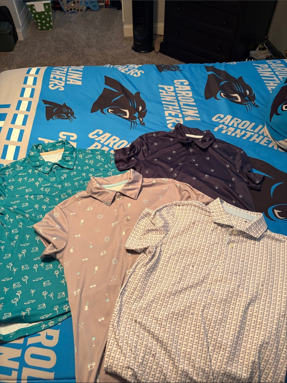 Boys Short-Sleeve Polo Golf Shirts- set of 4!